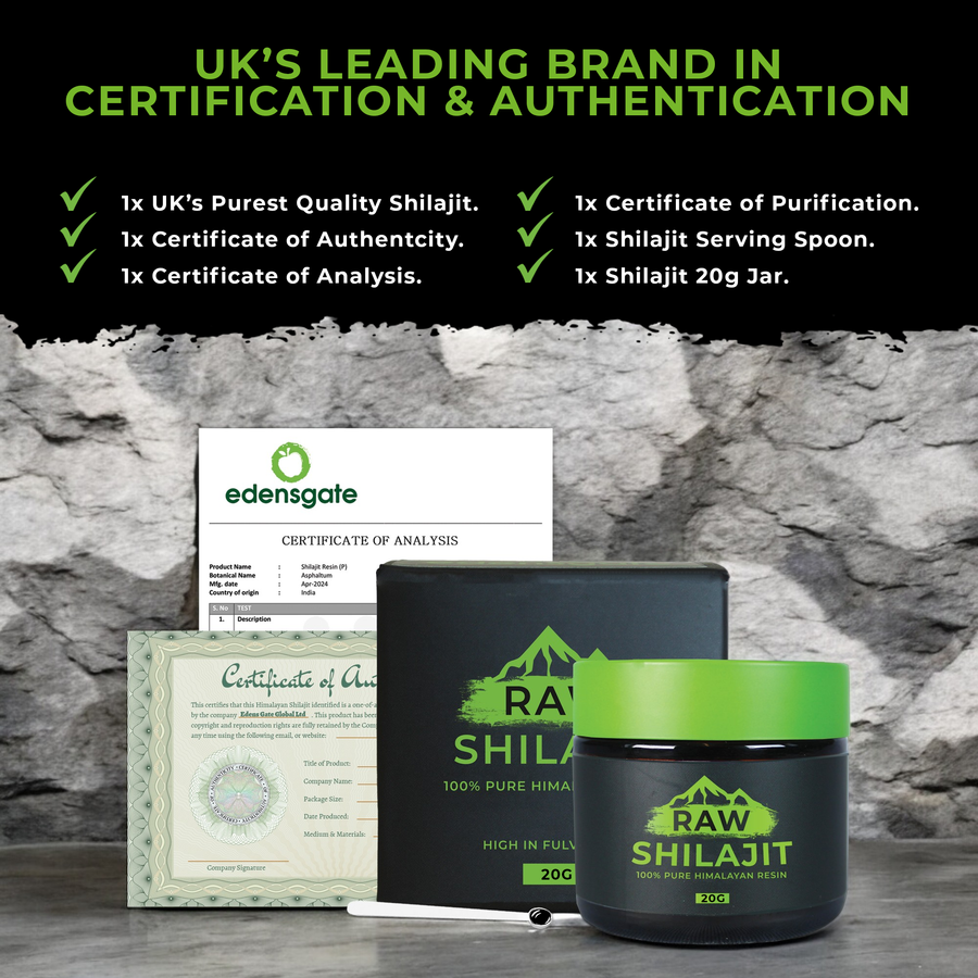 shilajit with certification