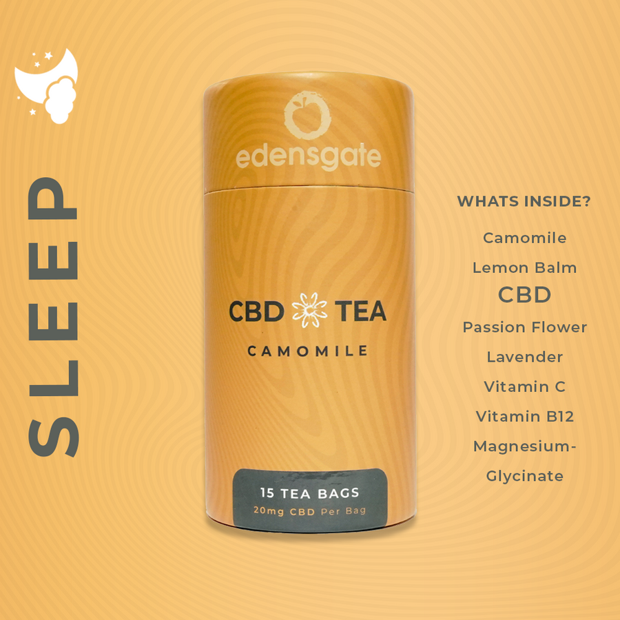 Bd Tea Soothing CBD Chamomile Tea - 300mg - Edens Gate
