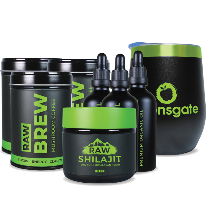 Edensgate Shilajit Mushroom Bundle - 3 Months