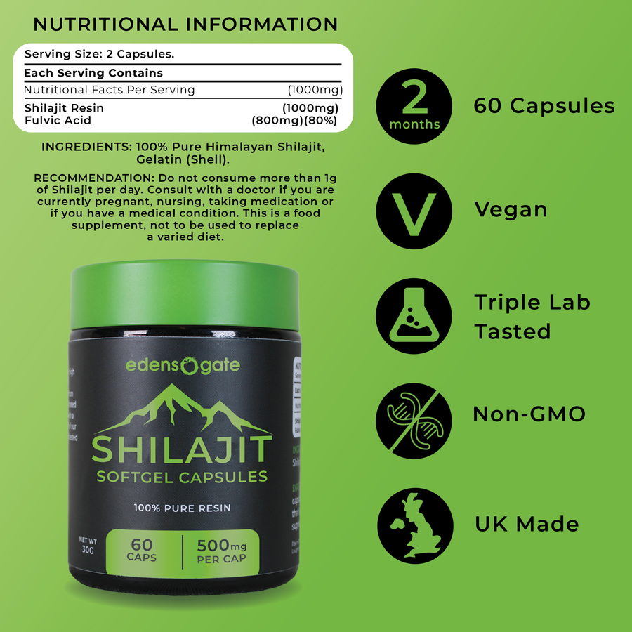 Shilajit Softgel Capsules- 30g